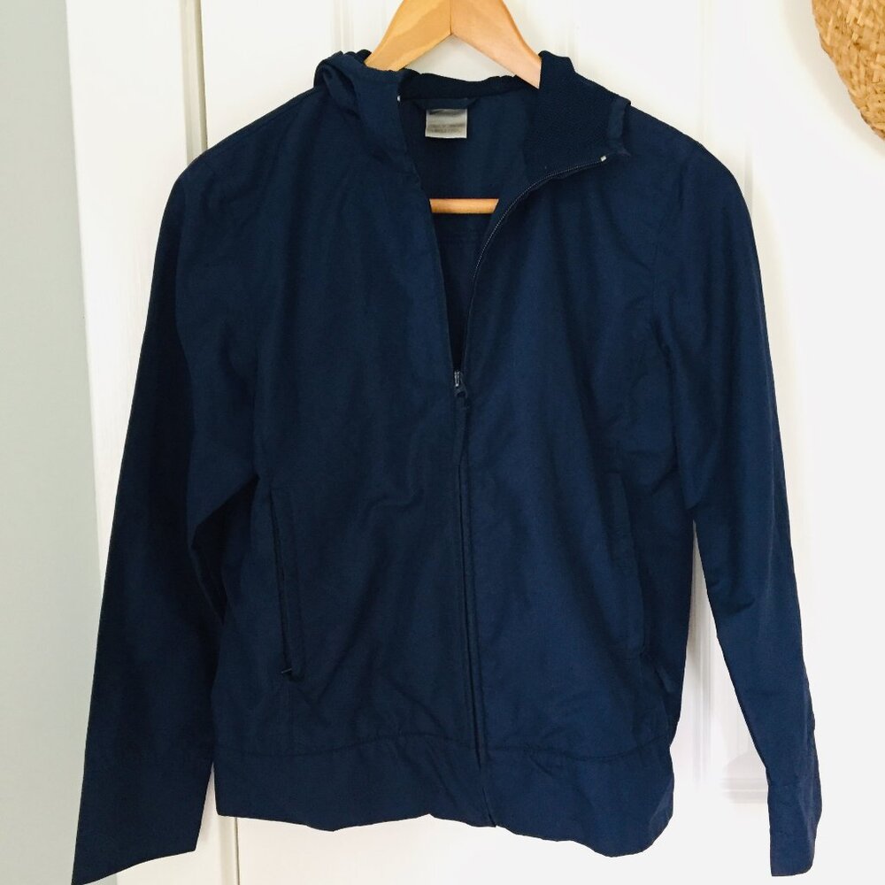 Women's Nike Rain Coat Waterproof Zip-up Hooded Jacket Size XS 0-2